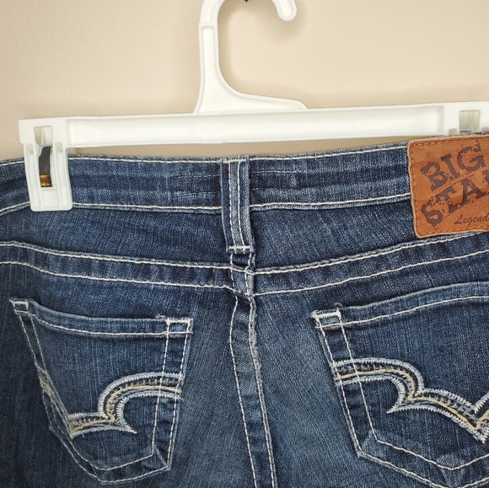 Big Star Sweet Ultra Low Rise Denim Capri Pants Womens Size 29 - Picture 3 of 5